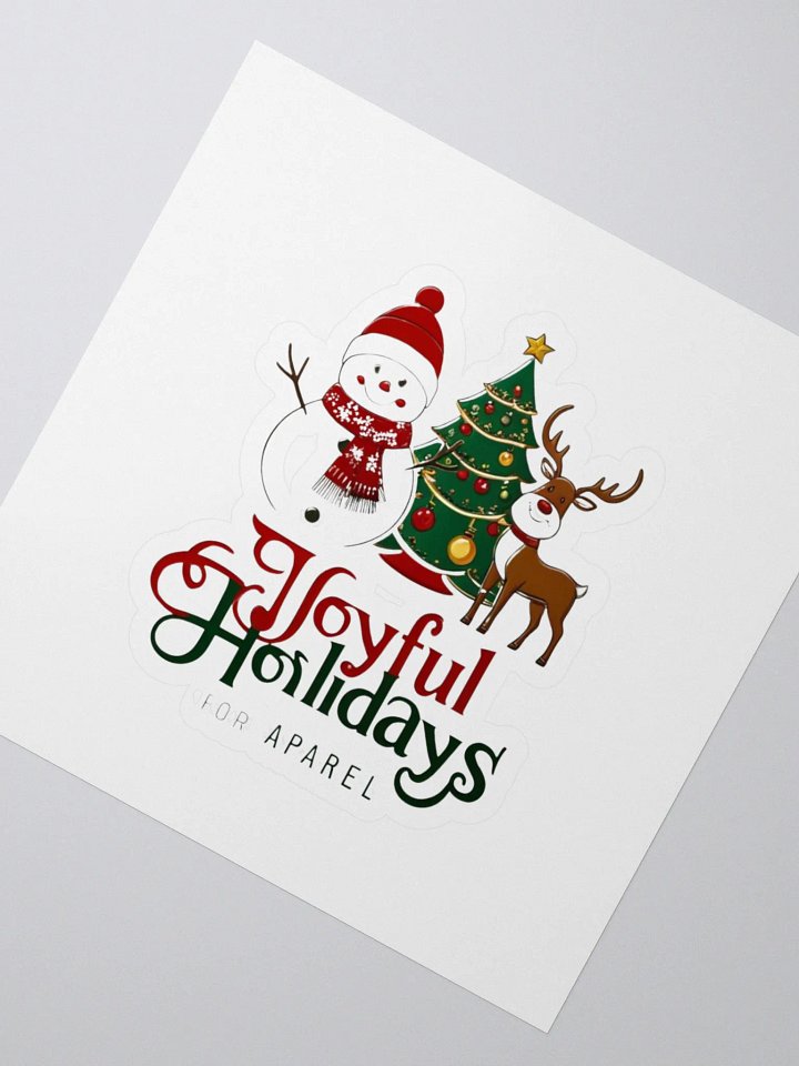 Joyful Holidays Kiss Cut Stickers product image (2)