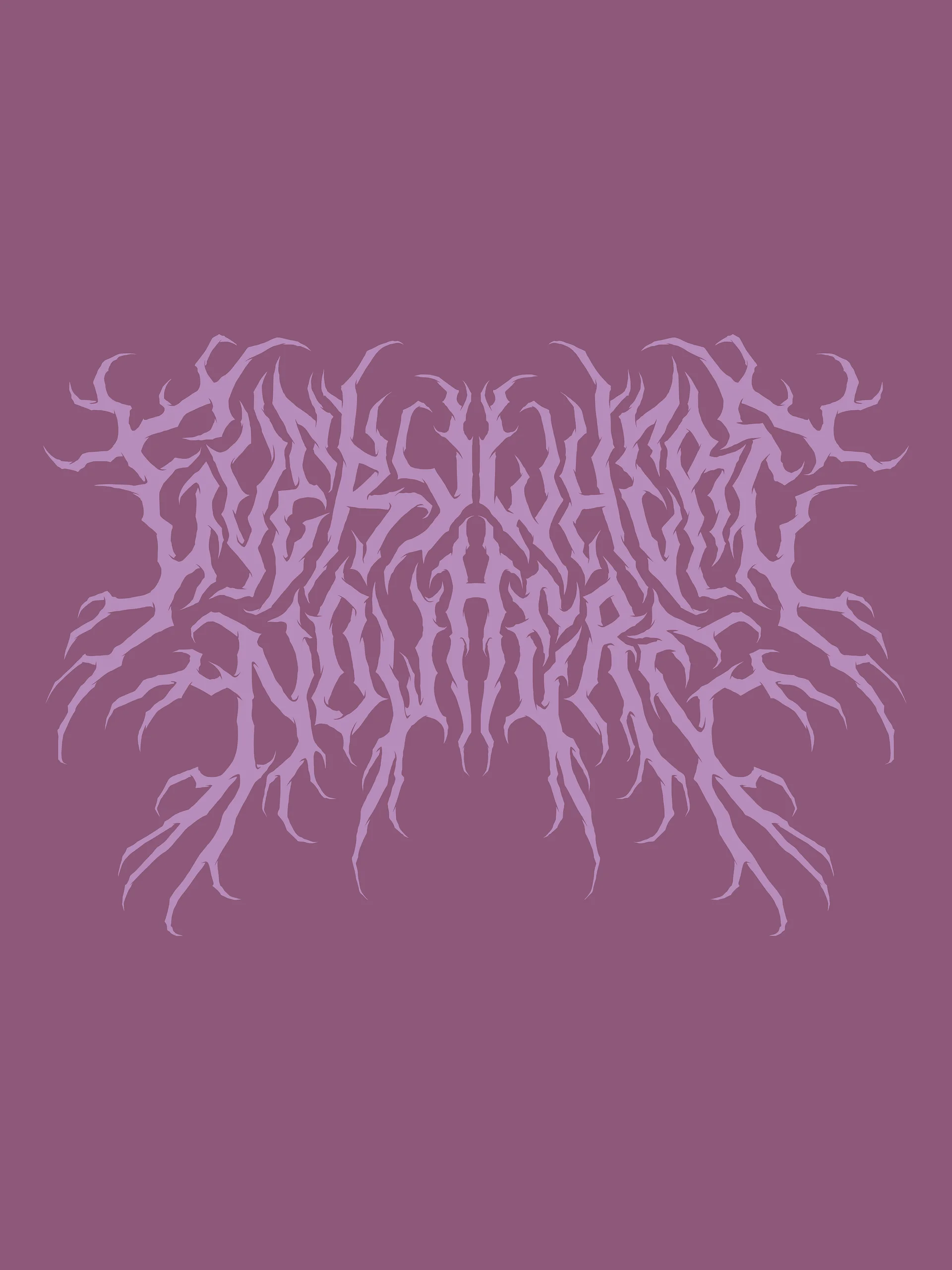 Metal Logo T-Shirt - Purple product image (3)