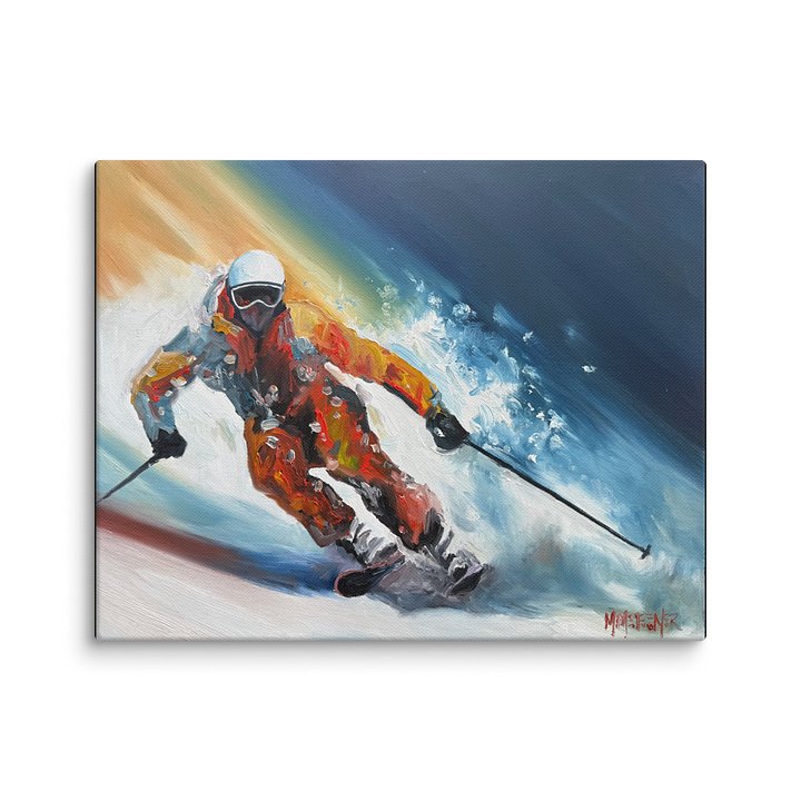 Downhill Color - Giclee Canvas product image (1)