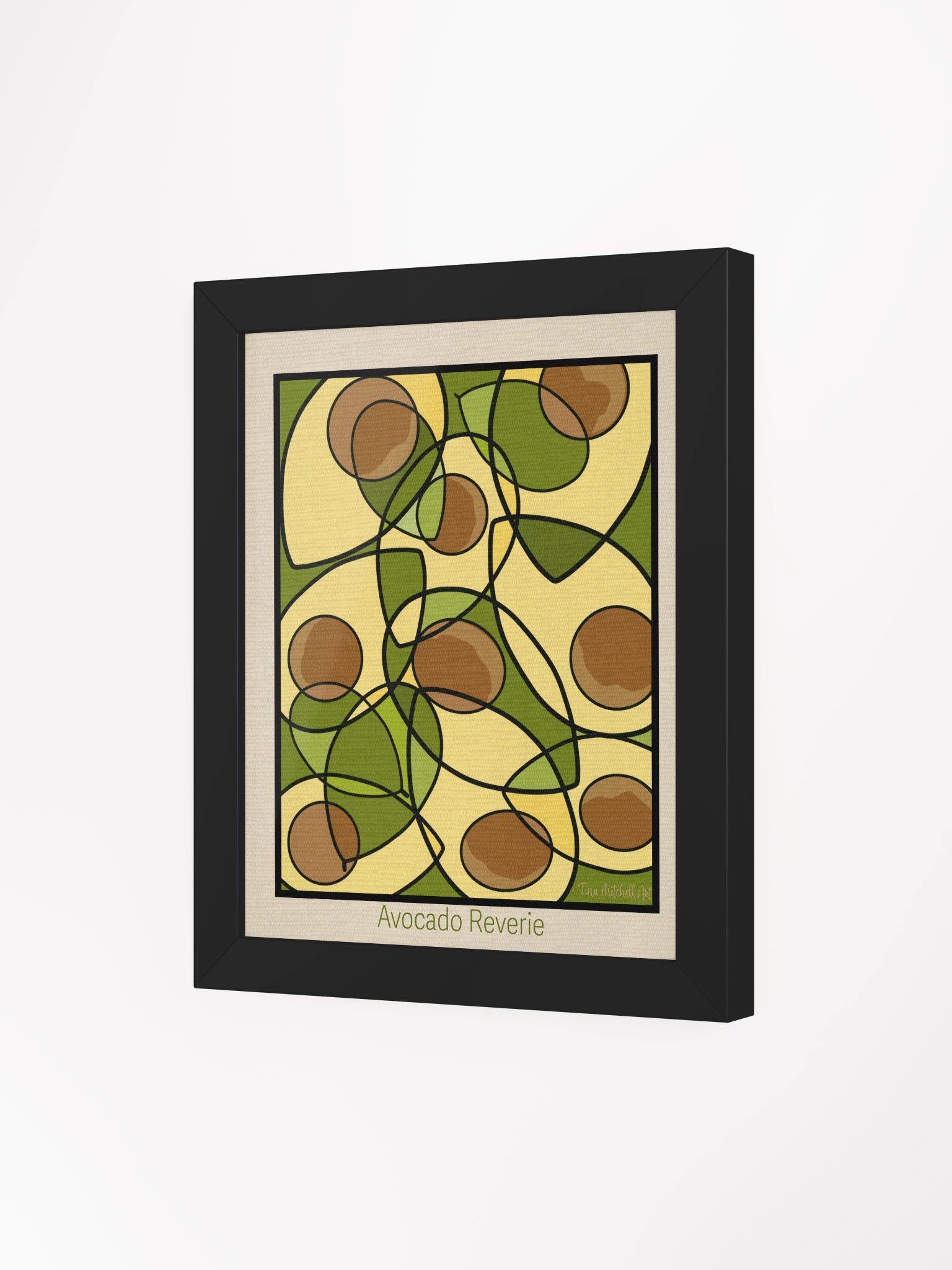 Avocado Reverie – Wood Framed Matte Art Poster product image (4)