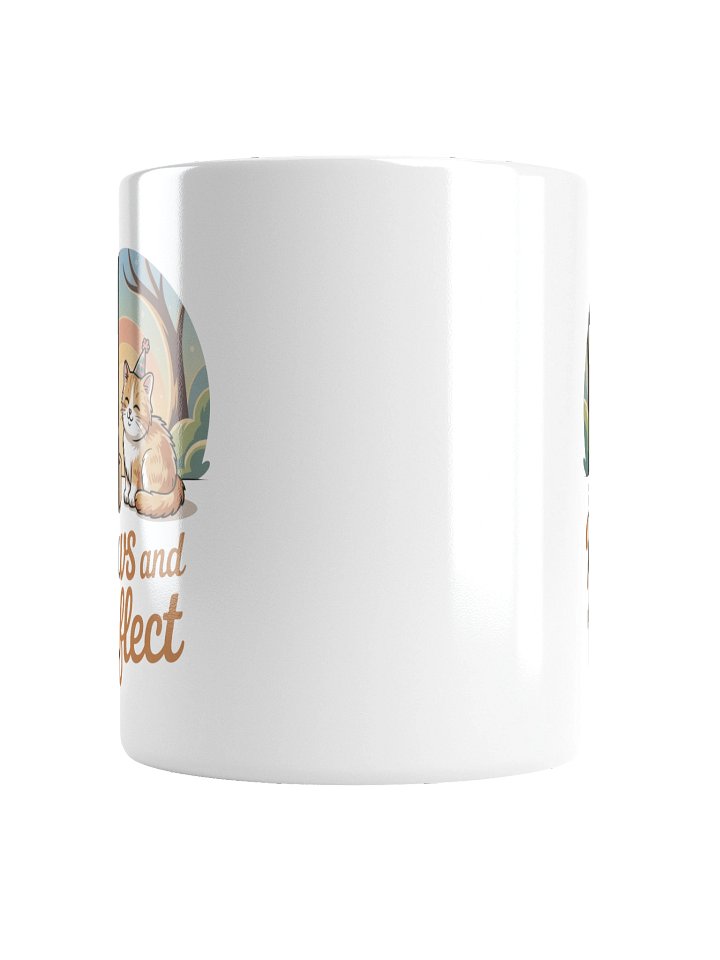 Paws and Reflect Cat Coffee Mug – Relaxing Nature Design product image (5)
