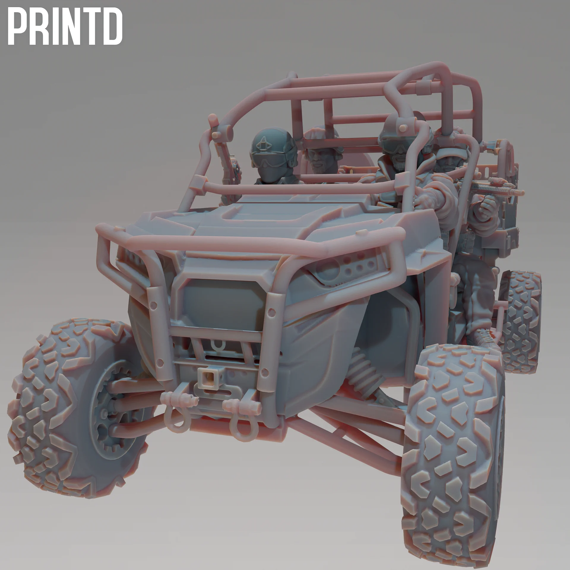 MRZR Ultra light Desert Vehicle - Modern Warfare Wargame Hobby Resin Scale Models product image (1)