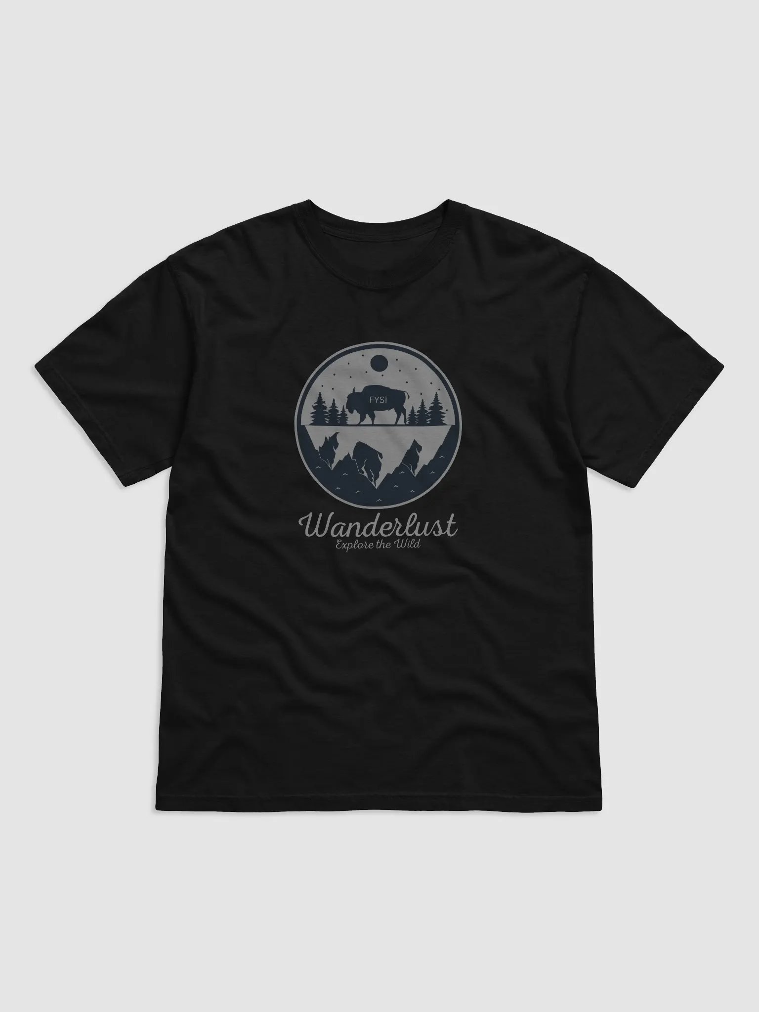 Wanderlust cotton T-shirt product image (1)