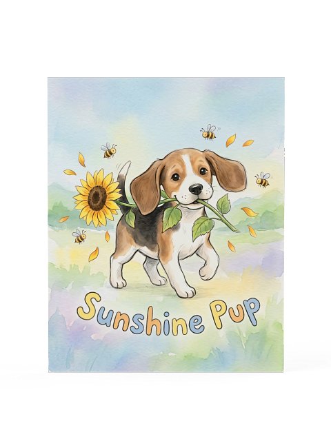 Sunshine Beagle Poster