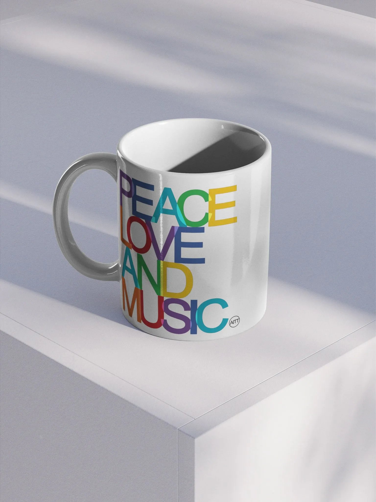 Peace Love Music White Mug product image (1)
