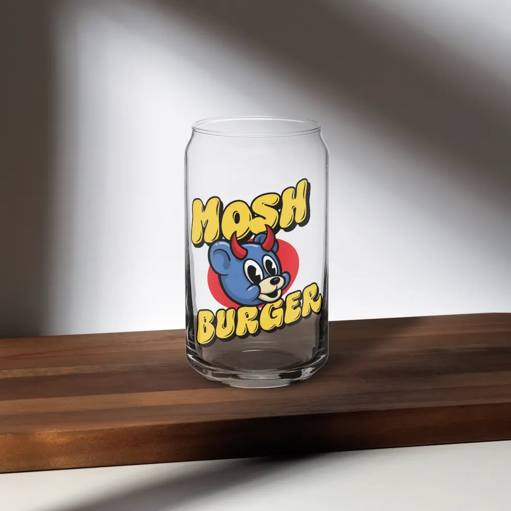 Mosh Burger- Can Shaped Glass product image (7)