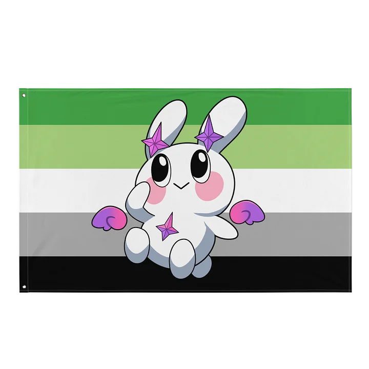Aromantic Pride Flag - featuring Mellow! product image (1)