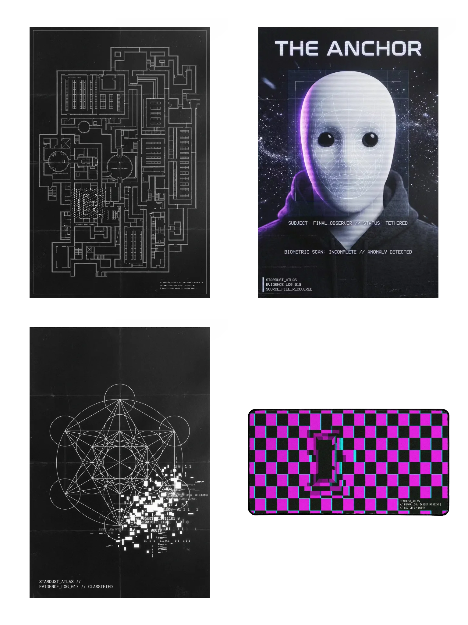 // BATTLESTATION_LOADOUT // THE_ARCHIVE_WALL - Complete Glitch Decor Set product image (2)