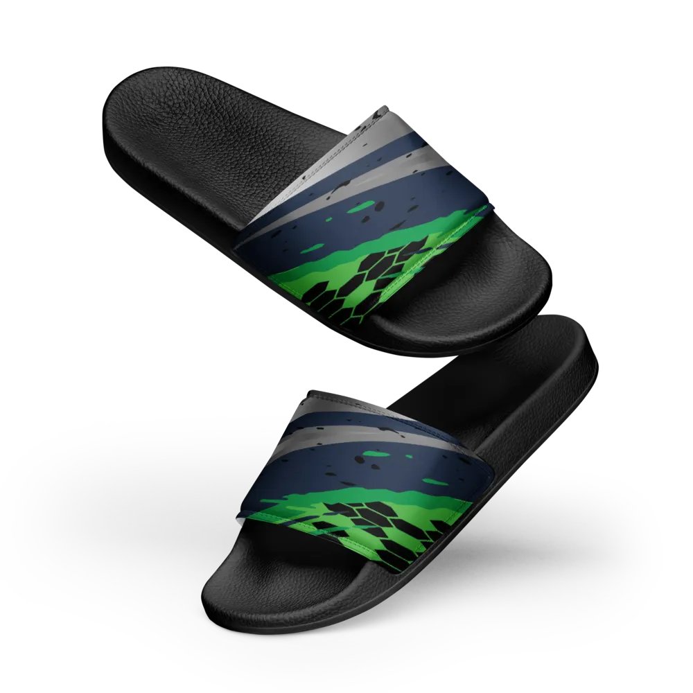 Dynamic Hexagon Men's Slides product image (11)