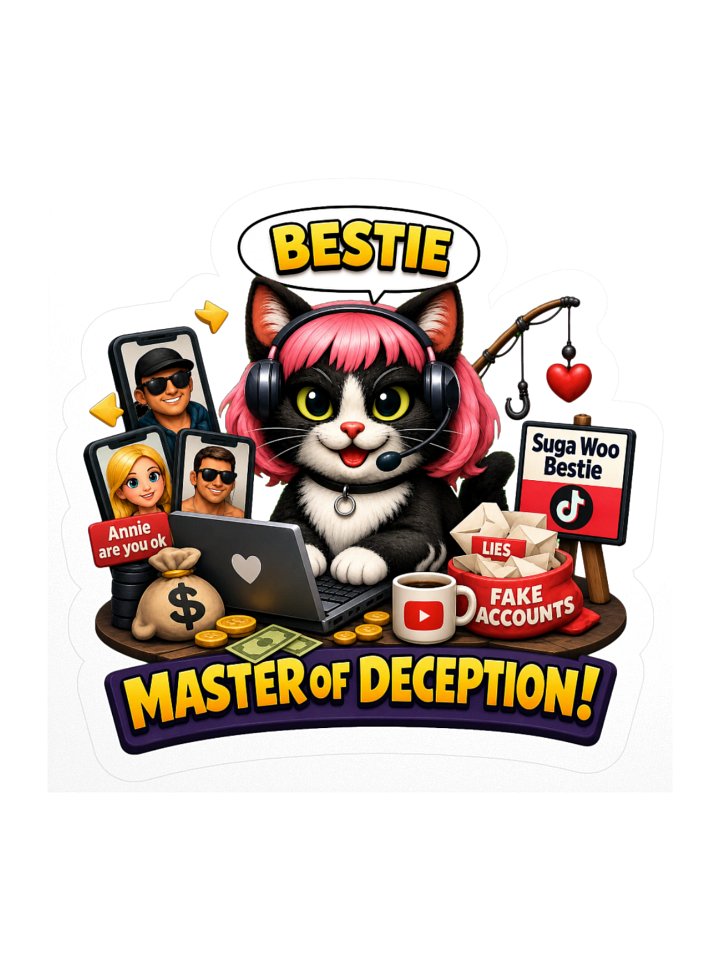 ''Master of Deception'' Kiss Cut Stickers product image (1)