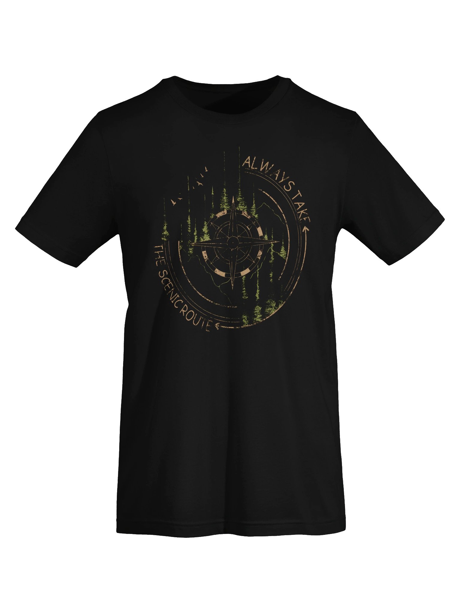Always Take the Scenic Route T-Shirt product image (3)