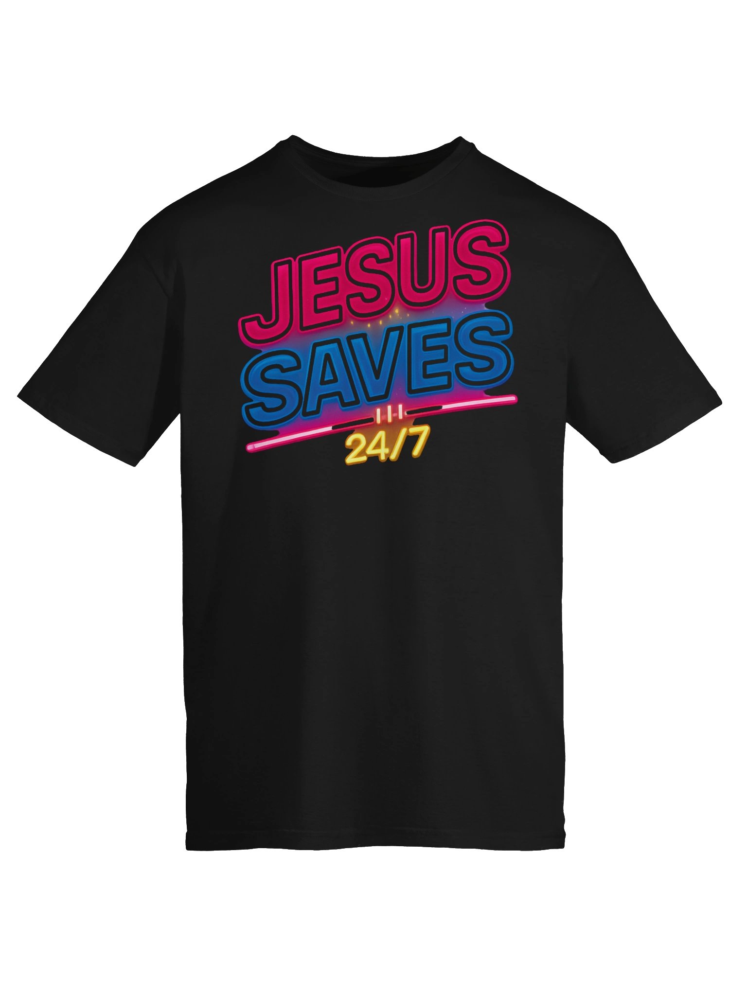 Retro Jesus Saves 24/7 Shirt product image (48)