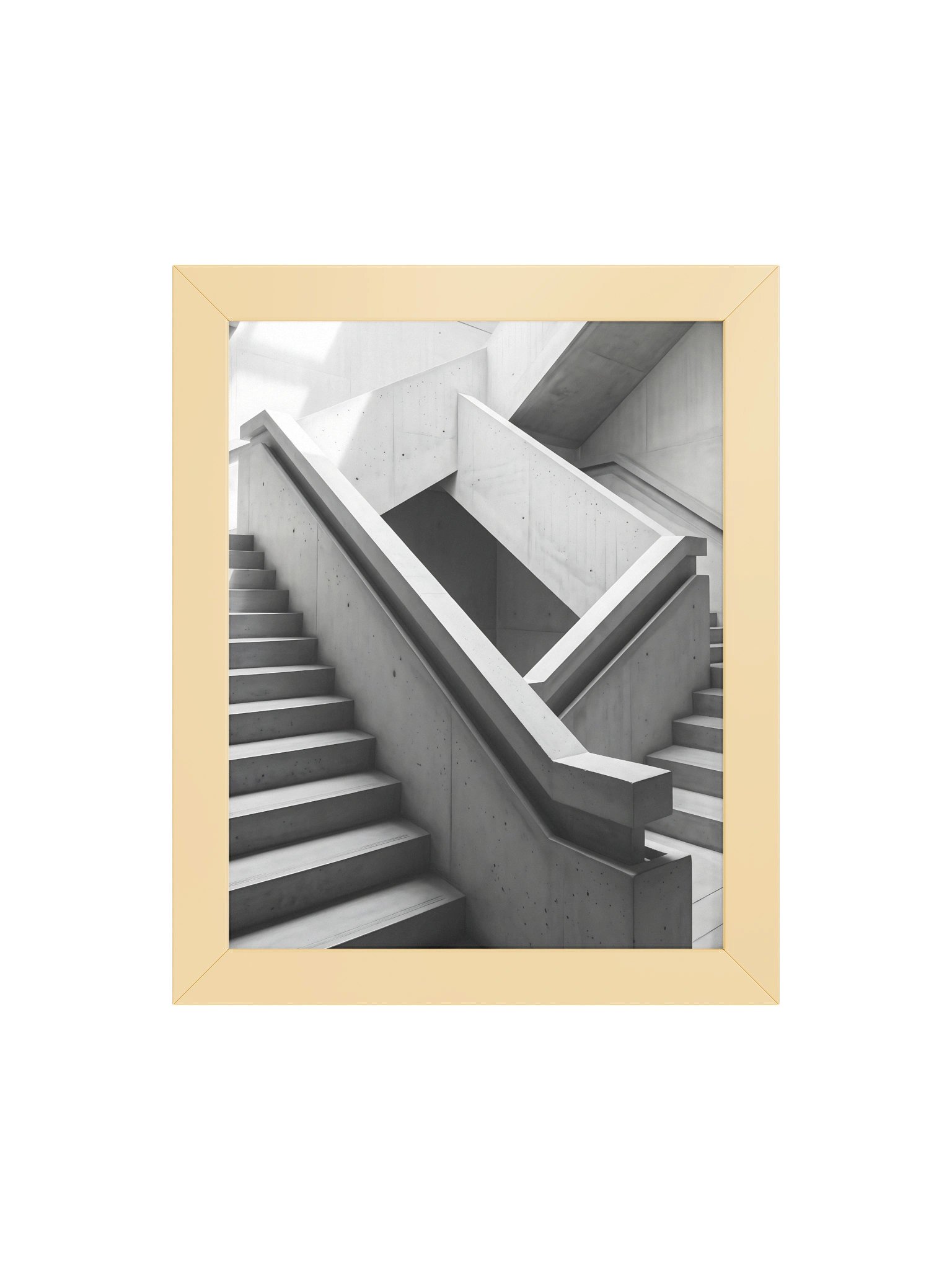 Monochrome Stair - Brutalist Architectural Photography Wall Art product image (65)