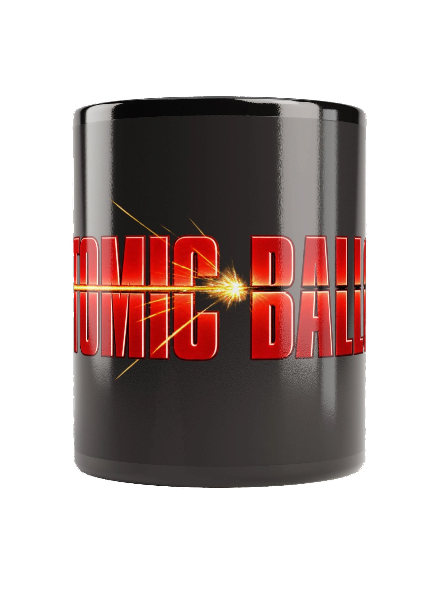 Atomic Ballooms Black Mug product image (2)