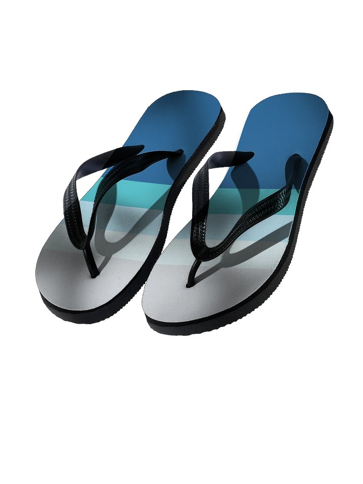 Ombre Blue Sole Flip-Flops product image (1)