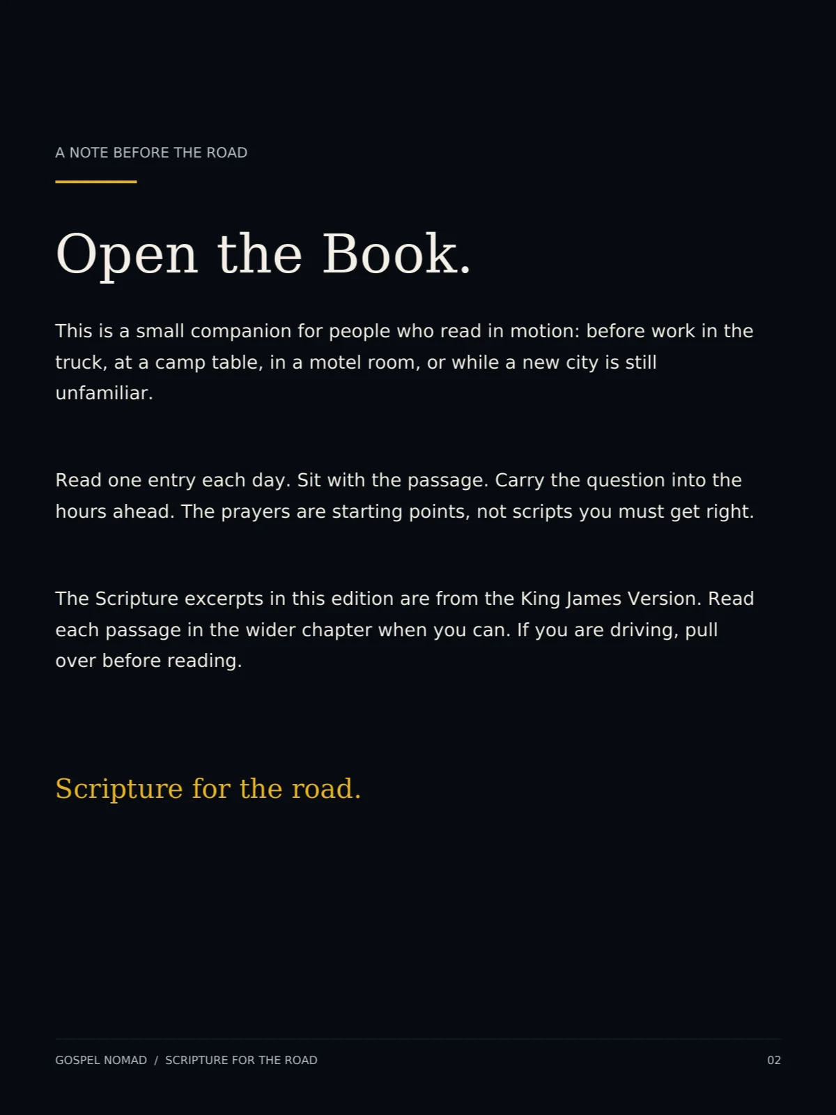 Seven Miles With Scripture, 7 Day Road Devotional product image (2)
