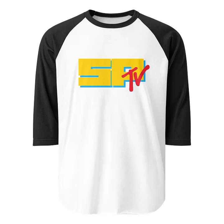 SPtv Logo Raglan Tee - black sleeve product image (1)