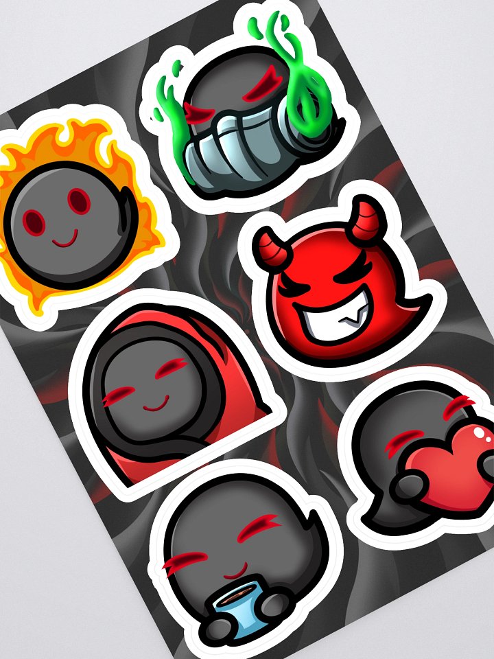 Emote Sticker Sheet 1 product image (1)