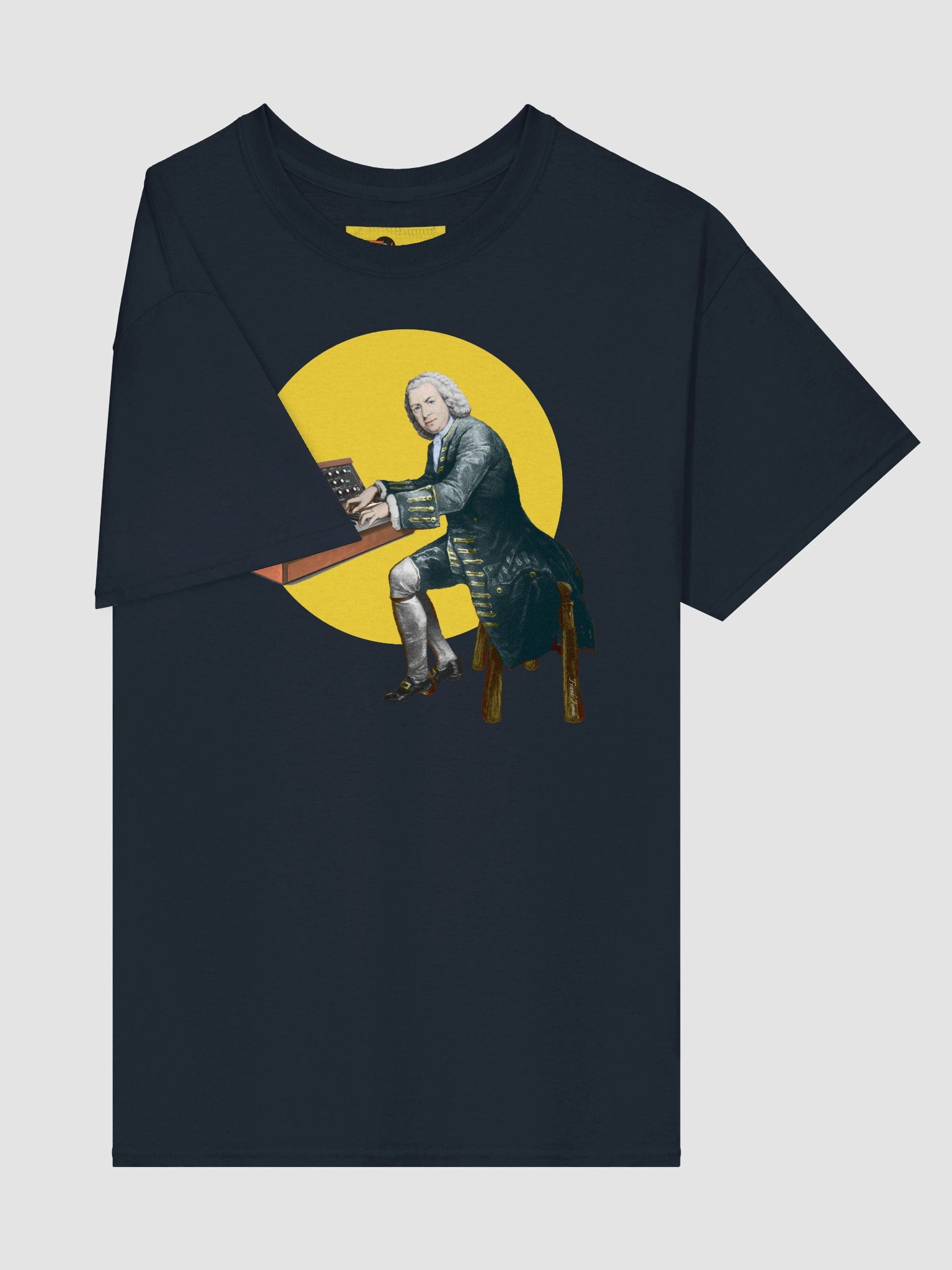Prelude and Moogue by Frank Fonik (Mini mOOg Tribute), Techno EDM Unisex T-Shirt product image (4)