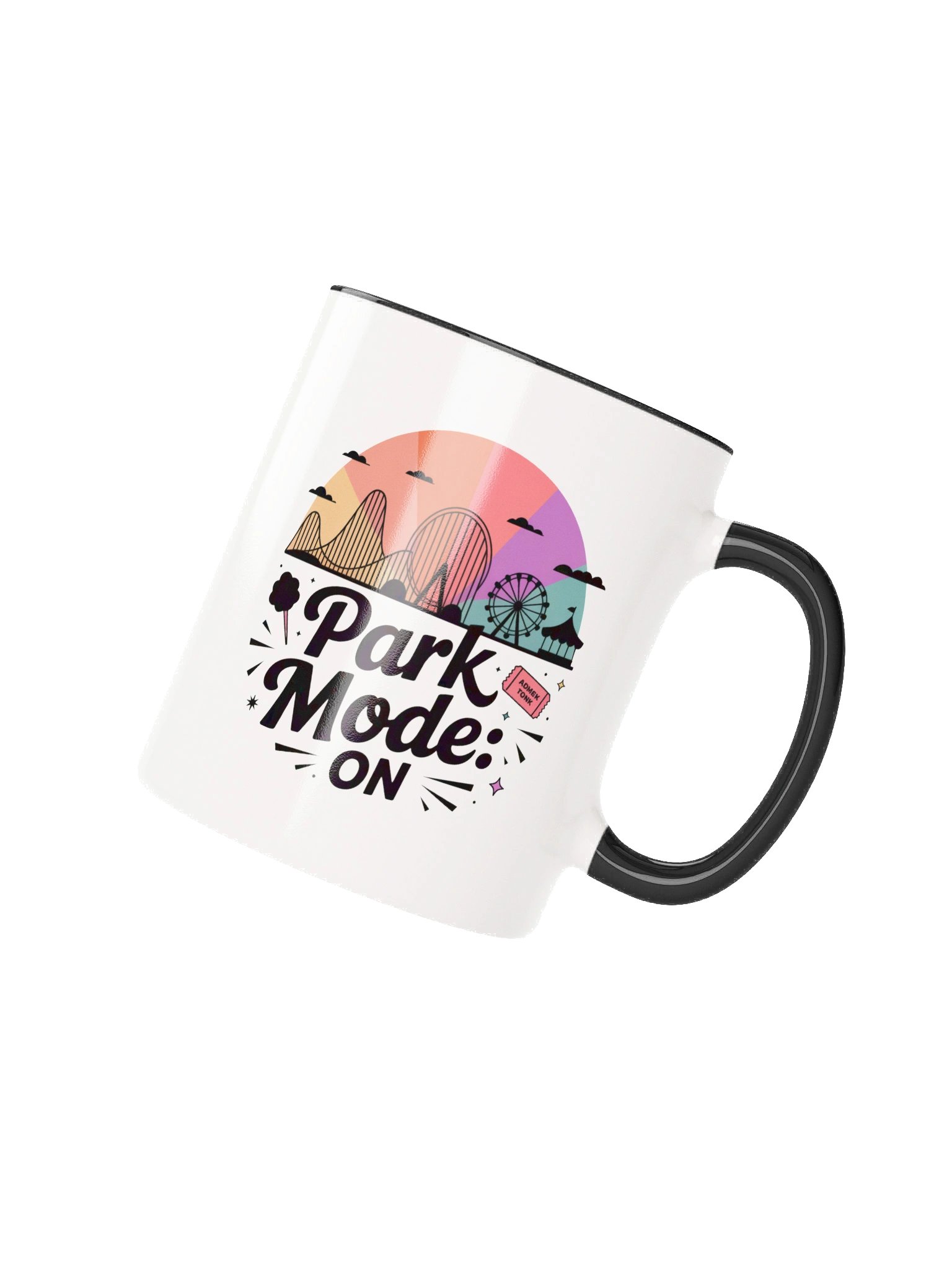 Park Mode ON Amusement Park Coffee Mug – Roller Coaster Lover Gift, Theme Park Fan Cup, Fun Ride Enthusiast Drinkware product image (15)