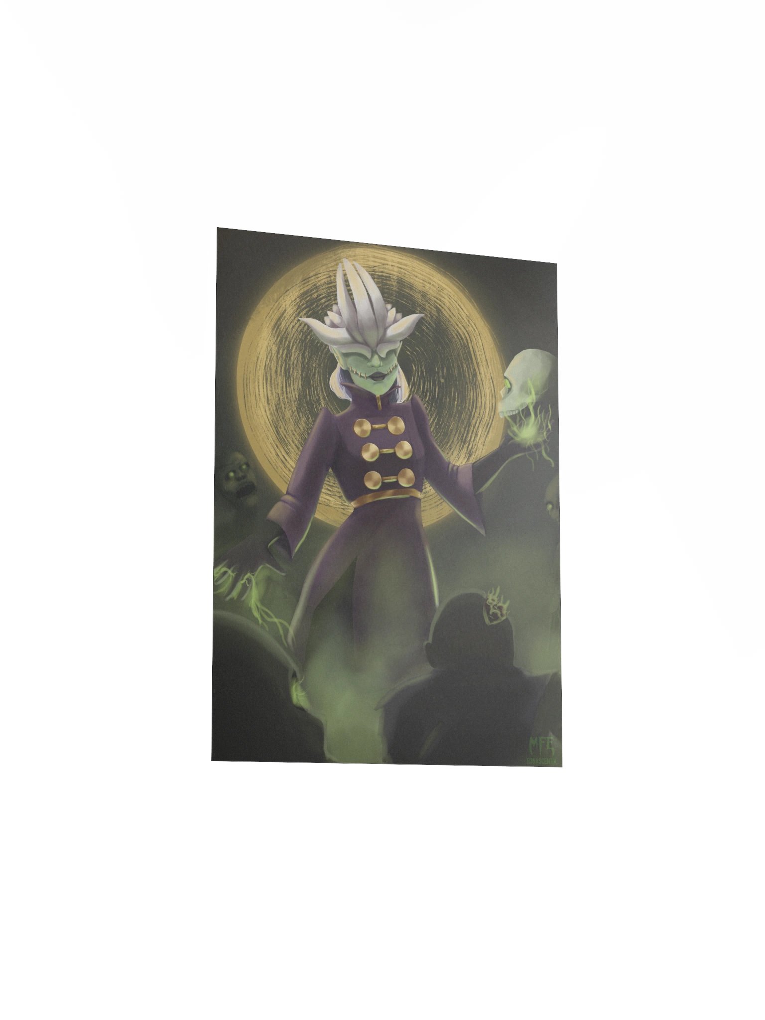 Lady Necromancer Print product image (17)