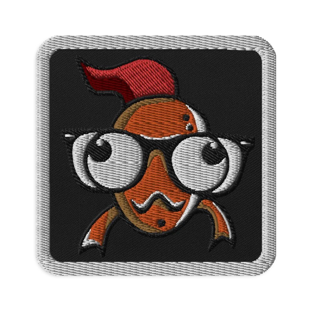 FEESH Logo Square Patch [white border] product image (1)
