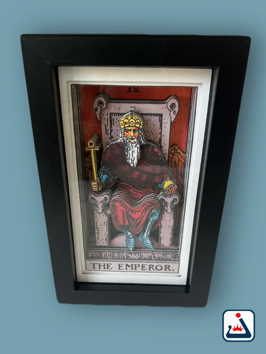 The Emperor – 3D Tarot Shadow Box Art product image (5)