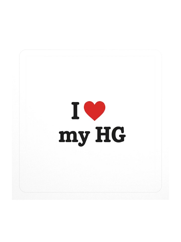 I ♥ my HG Kiss Cut Stickers product image (1)