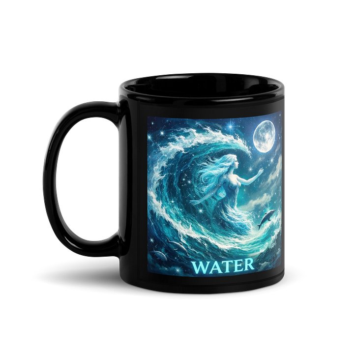 Ethereal Water Element- Black Mug product image (1)