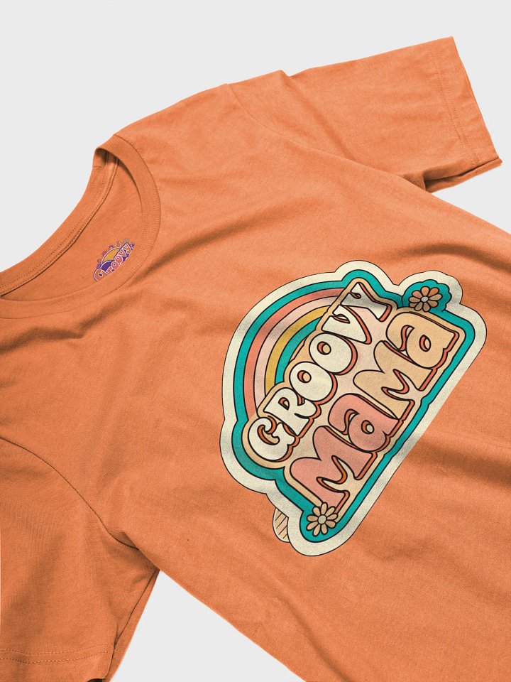 Groovy Mama Retro Rainbow T-Shirt product image (2)