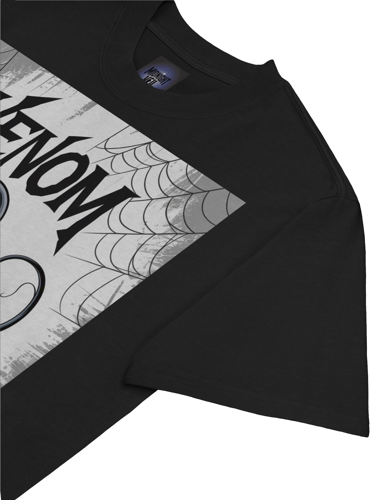 Entwined Abyss: Venom Faded Oversized Tee product image (7)