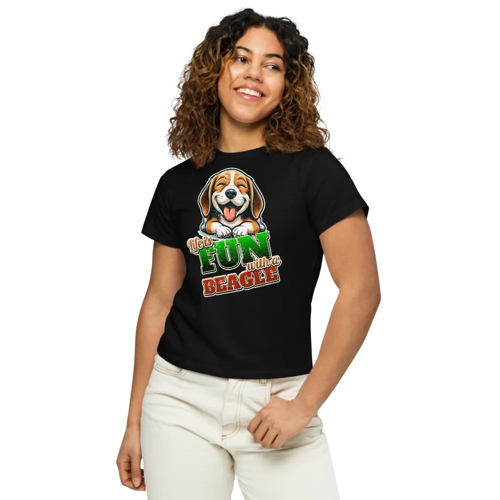Fun Beagle Smiles Women's Tee product image (14)