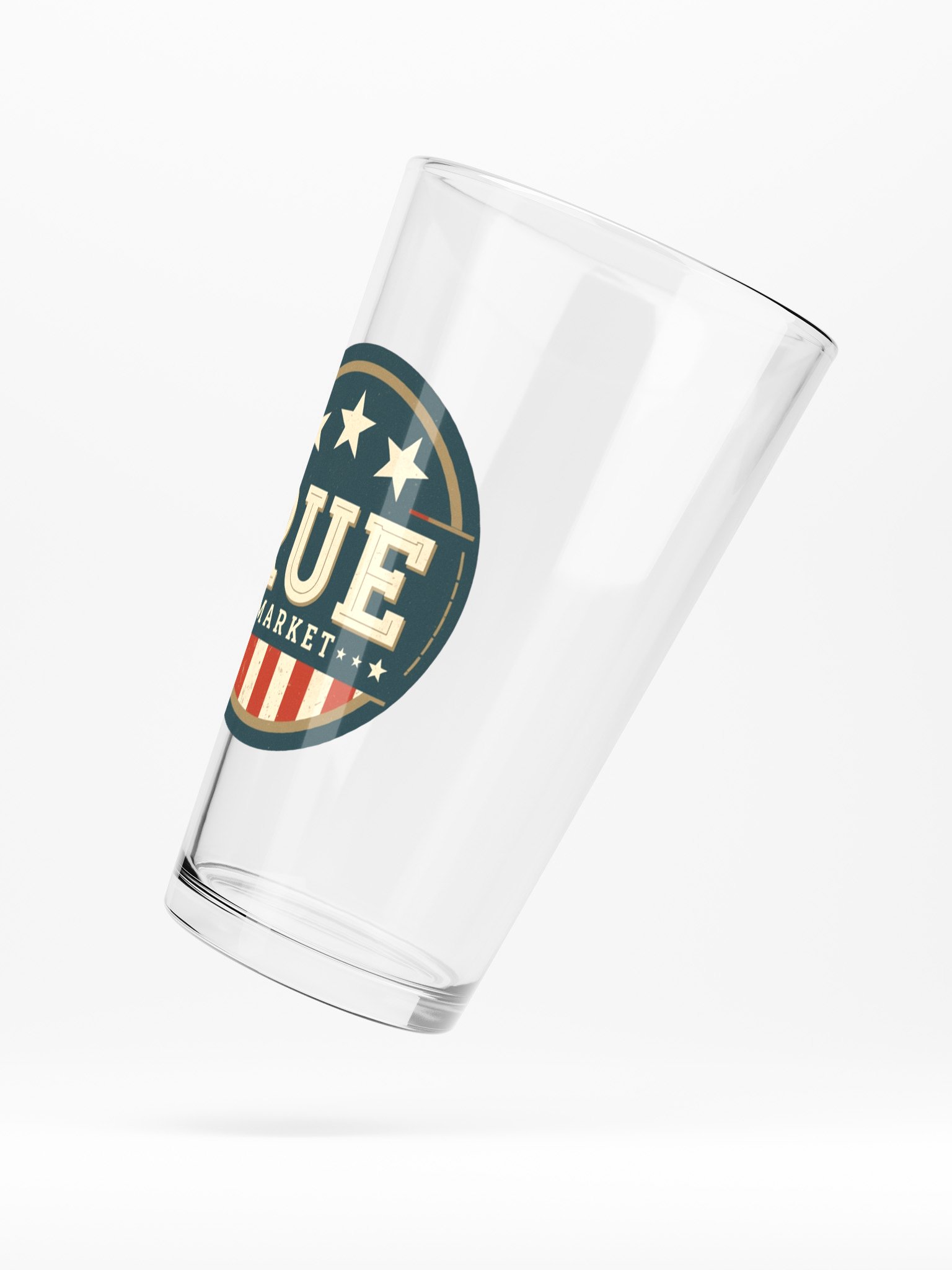 Rue Market Vintage Logo Shaker Pint Glass product image (5)