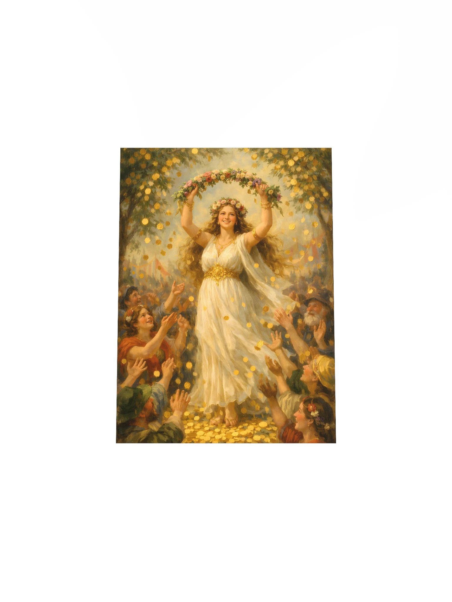 Goddess Fors Fortuna, Golden Celebration Mini-Poster product image (4)
