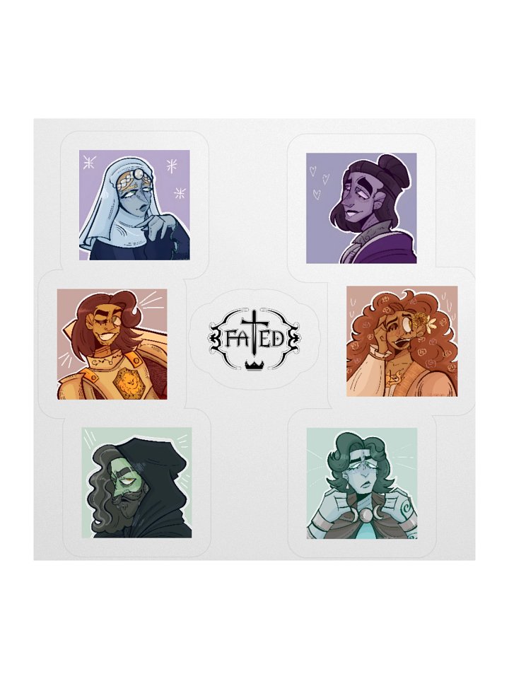 Fated Main Cast Sticker Set (Act 1) product image (3)