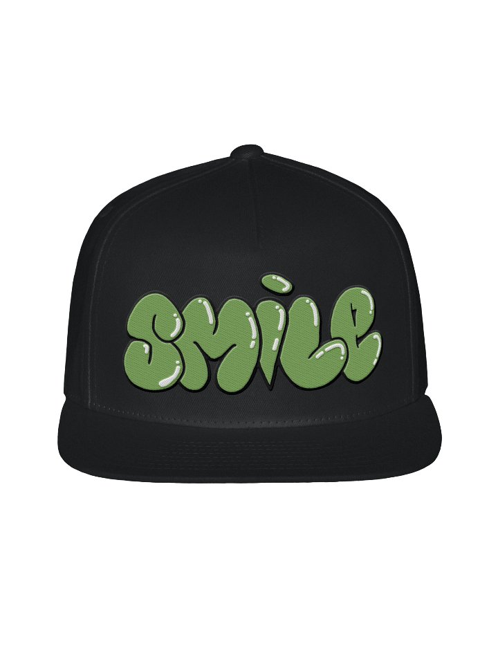 Dill's Smile Line Embroidered Flat Cap product image (2)