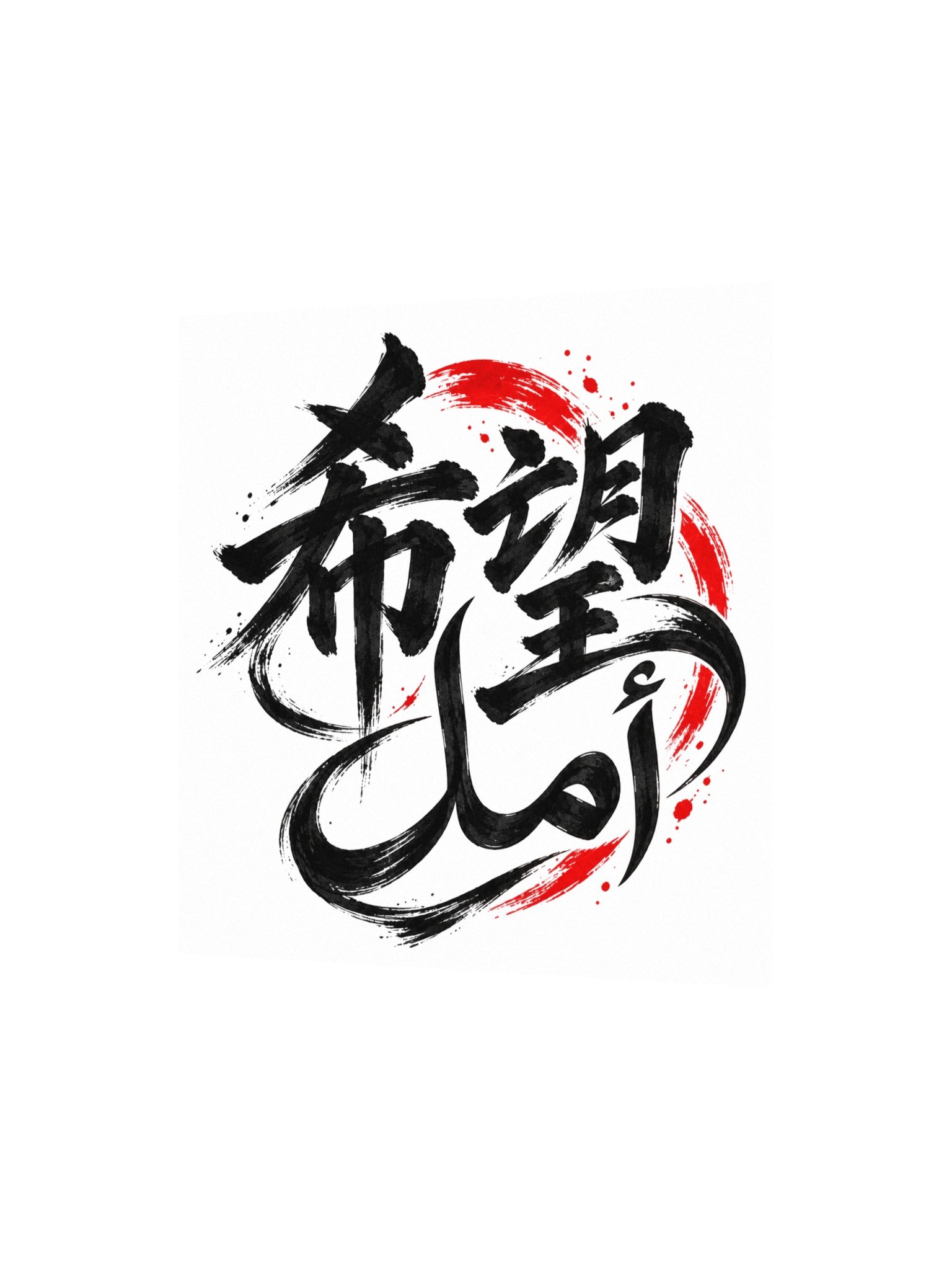 Hope Calligraphy Art Print product image (2)