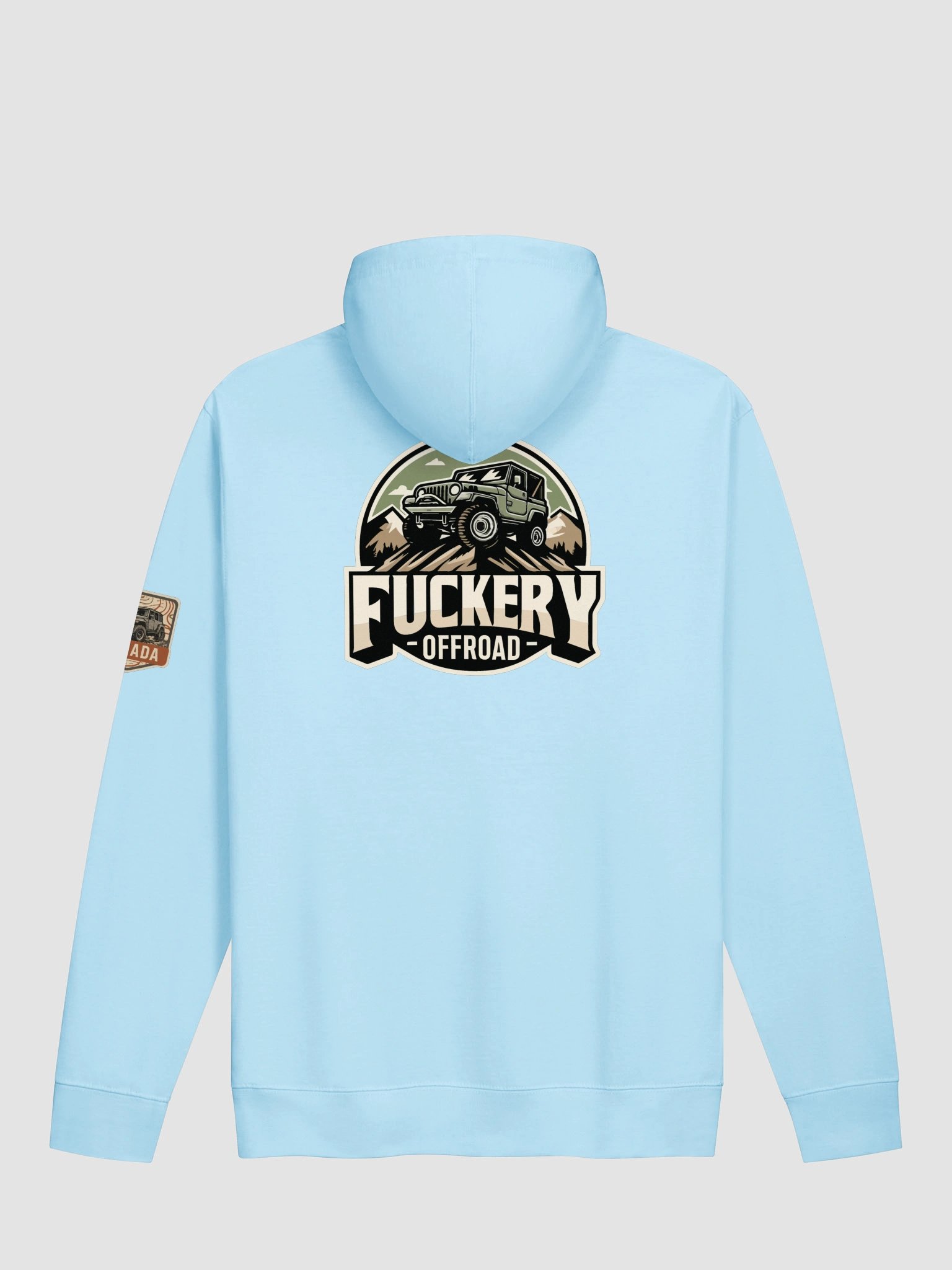 Ladies Pull-Over Hoodie with Fuckery Jeep Logo product image (2)