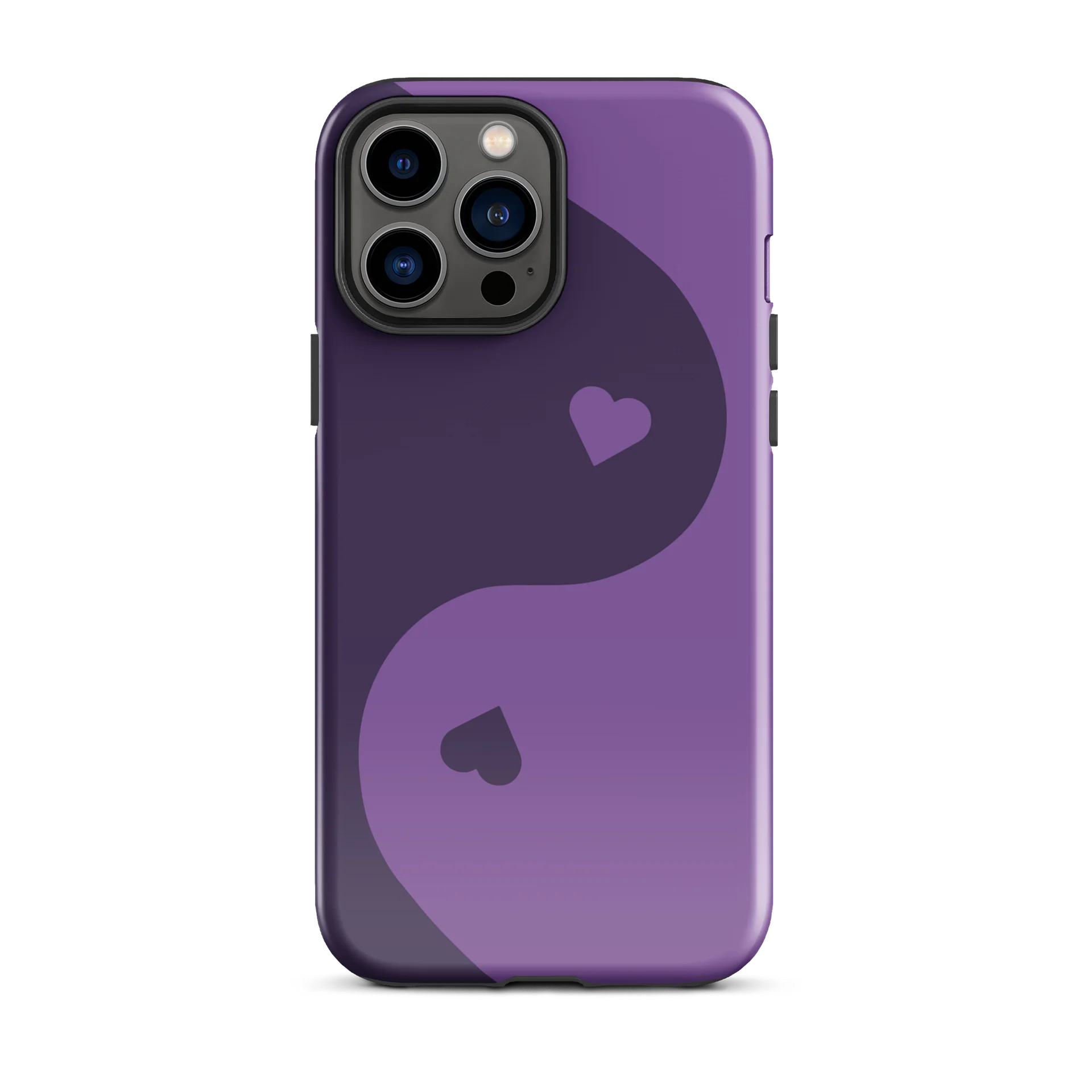 Amethyst Yin Yang Heart iPhone Case product image (1)