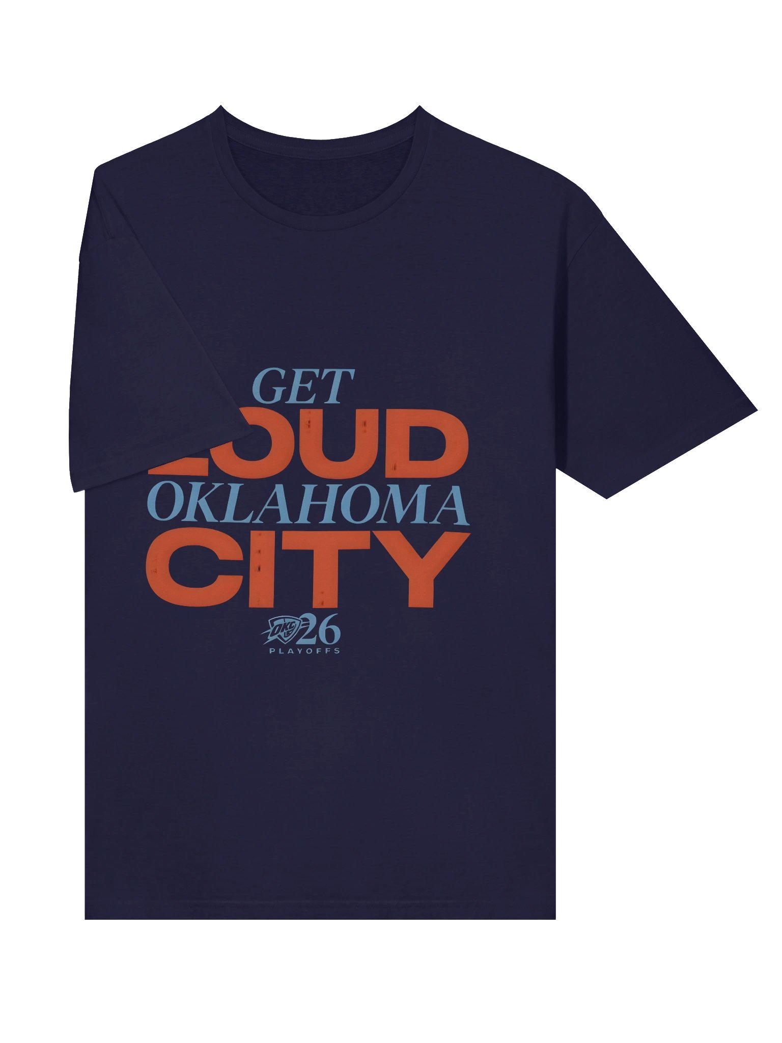 Get Loud Oklahoma City Playoffs Shirt product image (4)