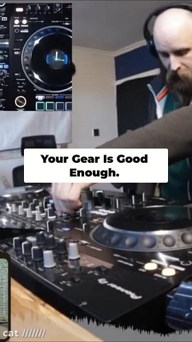 I often get asked about dj gear ,forget the fancy setups all you need it the ability to play 2 songs, i wanna see you spin on...