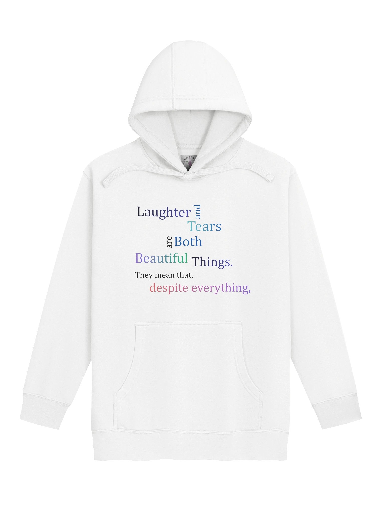 Life is Still Worth Living Hoodie - Rainbow Light product image (1)