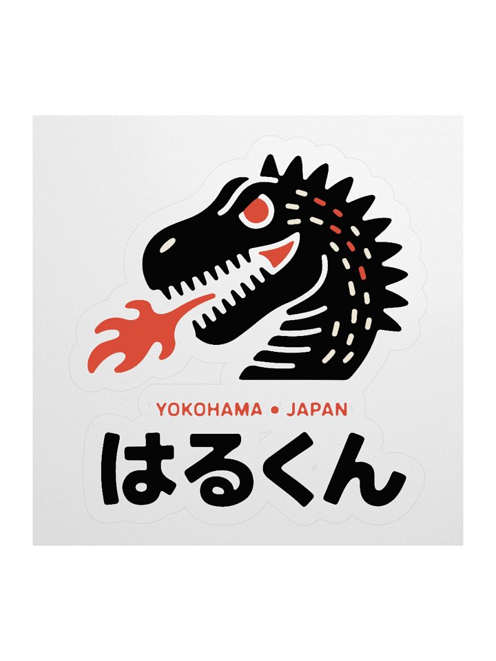 YOKOHAMA X JAPAN Dragon Kiss Cut Stickers product image (1)