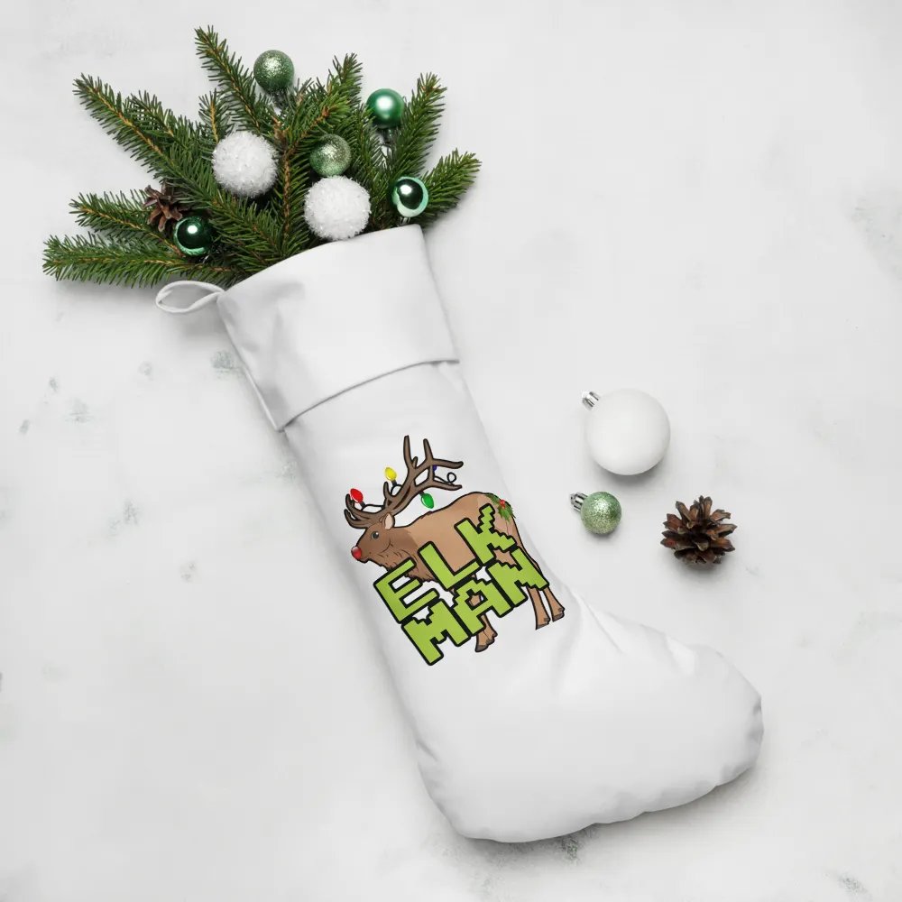 CHRISTMAS ELK MAN STOCKING!!! product image (6)