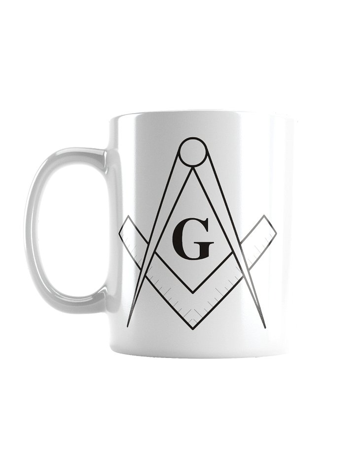 Square and Compass Logo Coffee Mug product image (1)