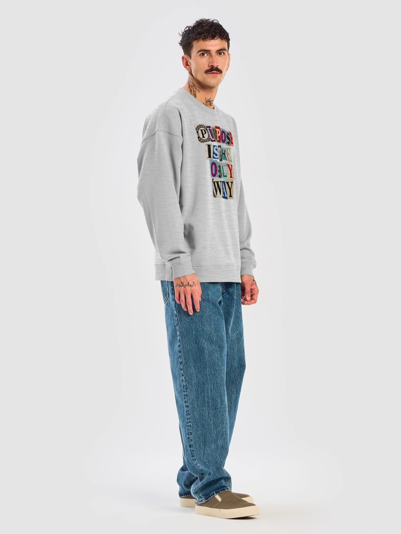 Purpose Is the Only Way Oversized Sweatshirt product image (7)
