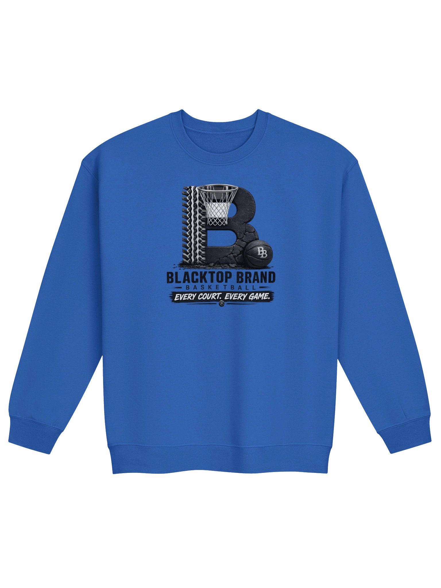 Blacktop Brand Basketball Crewneck product image (1)