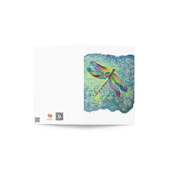 Vibrant Dragonfly Dreams Greeting Card product image (4)