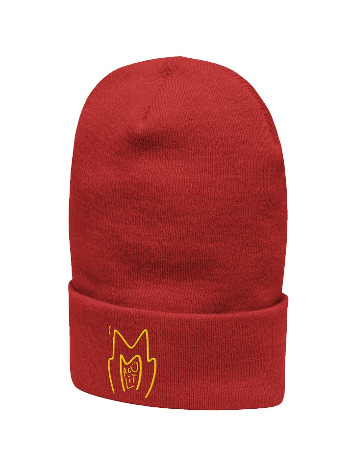 Immacu-LIT Vibes Embroidered Beanie - Red/Yellow product image (2)