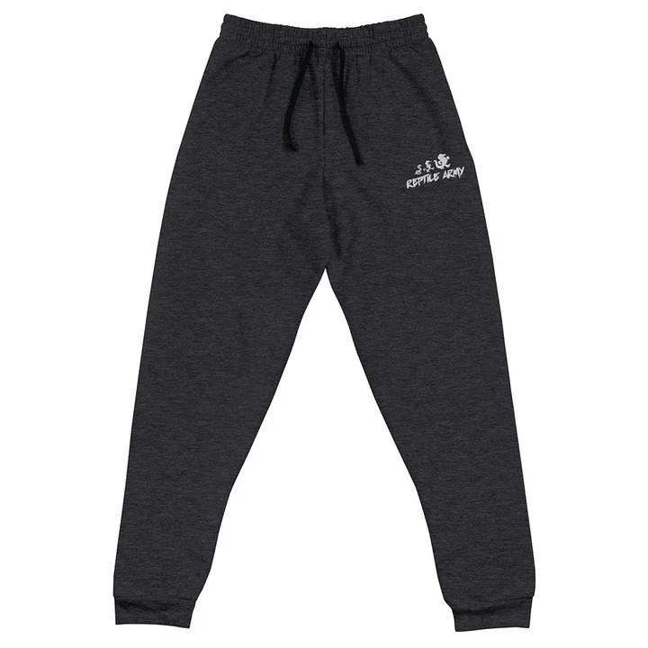 Reptile Army Embroidered Black Joggers product image (1)